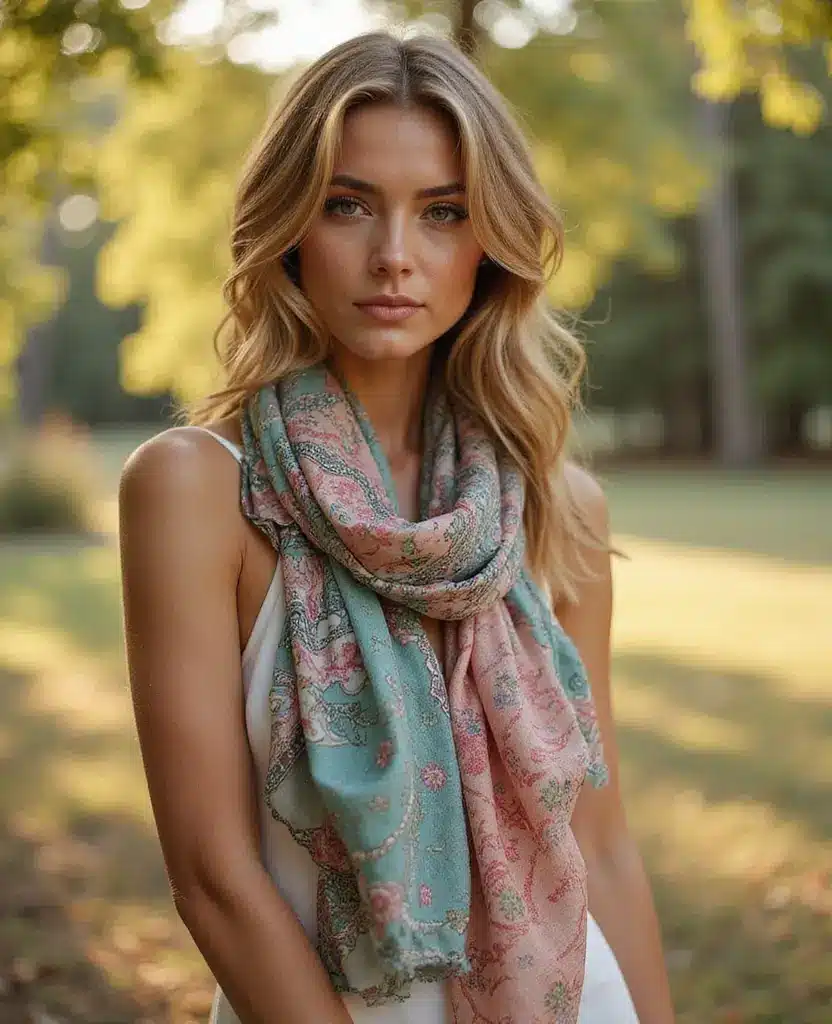 19 Layering Tricks to Survive San Francisco's November Weather in Style! - 10. Lightweight Scarves for Versatility