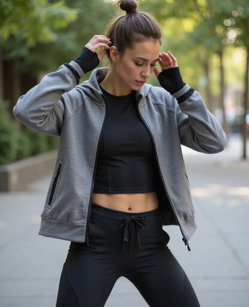 19 Layering Tricks to Survive San Francisco's November Weather in Style! - 11. Layering with Athleisure