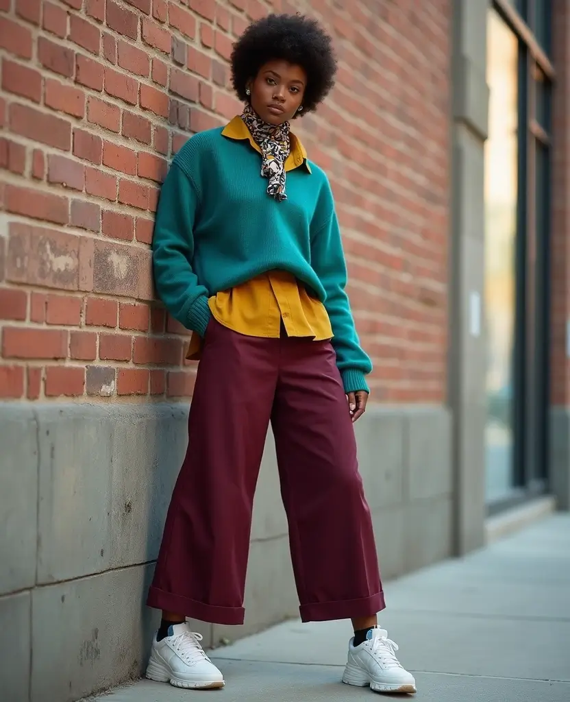 19 Layering Tricks to Survive San Francisco's November Weather in Style! - 14. Layering with Color