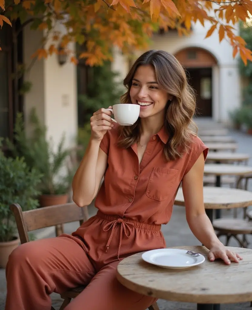 19 Trendy Outfits to Wear in Greece This November (You’ll Love #12!) - 11. Relaxed Jumpsuits