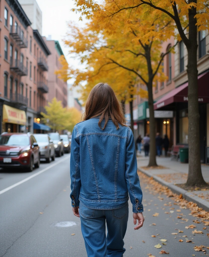 23 Must-Have Outfits for Exploring NYC in October (Find Your Perfect Look!) - 14. Classic Denim on Denim