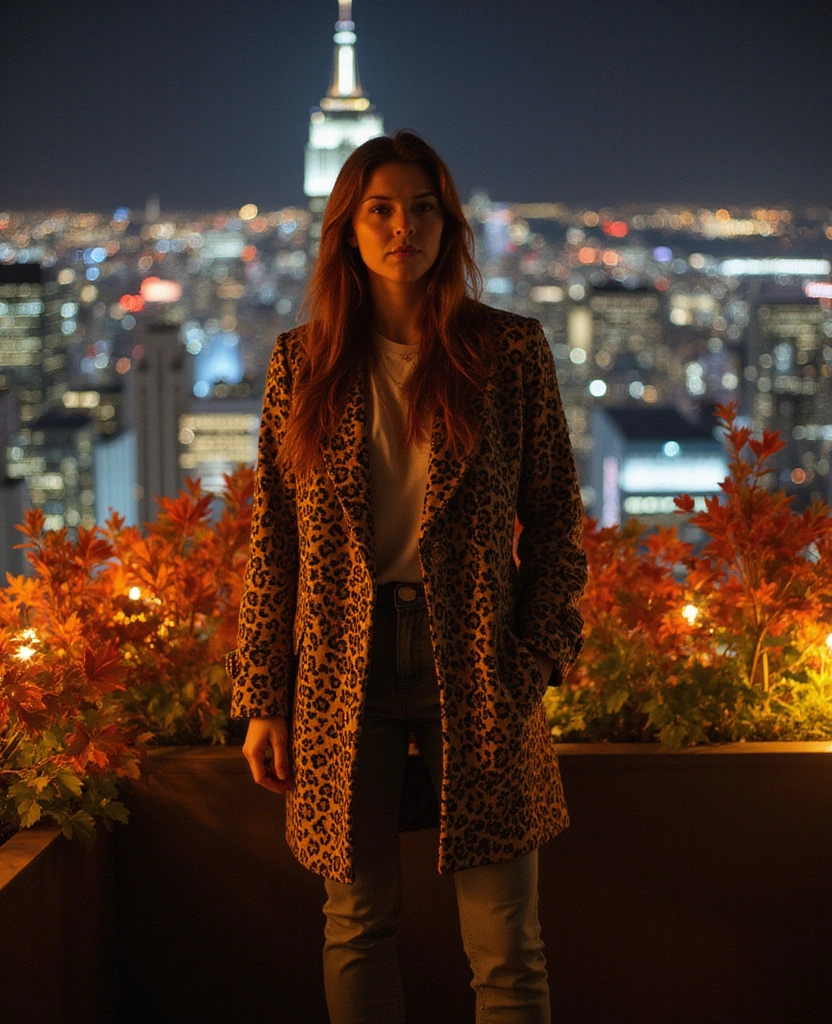 23 Must-Have Outfits for Exploring NYC in October (Find Your Perfect Look!) - 6. Bold Prints with a Statement Coat