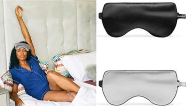 Tressential Super Soft Travel Sleep Eye Mask or Blindfold with