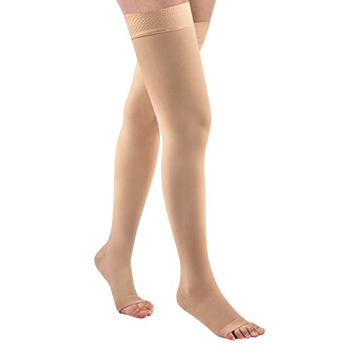 Thigh High 20-32 mmHg Compression Stocking Toeless...