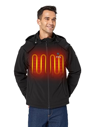 ORORO Men's Heated Jacket with Battery Pack and...