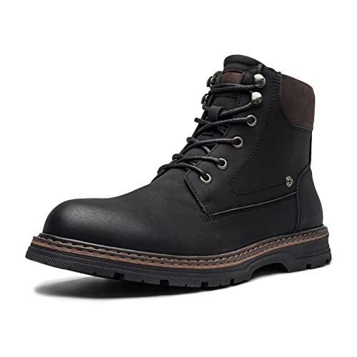 AMAPO Men's Chukka Boots Ankle High Hiking Boots...