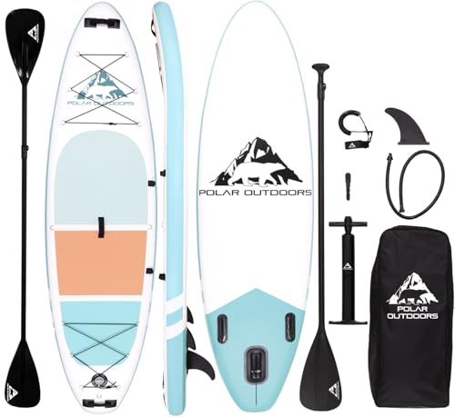 Polar Outdoors by Roc Inflatable Stand Up Paddle...