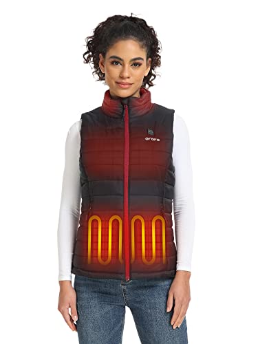 ORORO Women's Lightweight Heated Vest with Battery...
