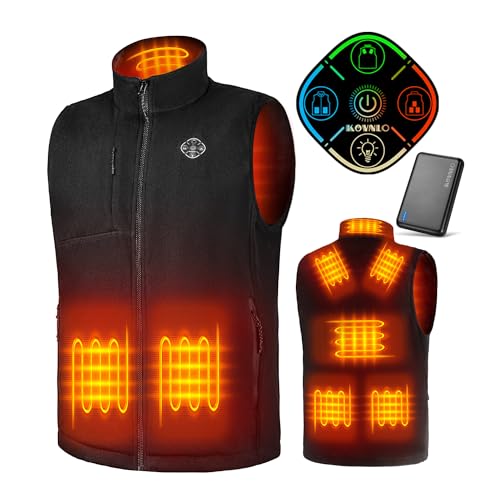 KOVNLO Heated Vest for Men with Battery Pack...