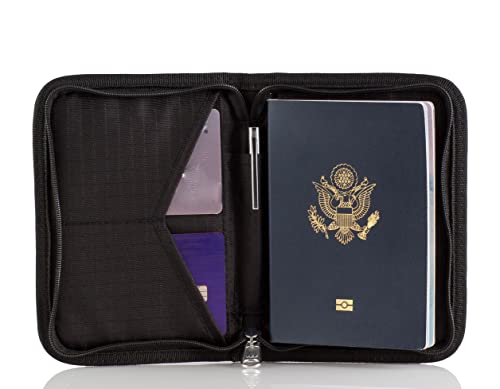 Travel Wallet & Family Passport Holder w/RFID...