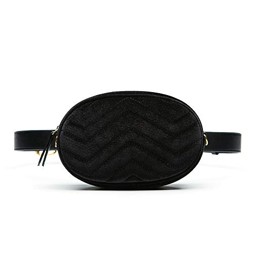 Herald Fashion Elegant Quilted Leather Fanny Pack...