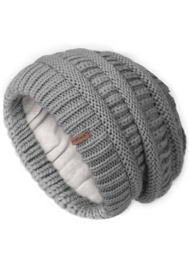 FURTALK Winter Hats for Women Fleece Lined Knit...