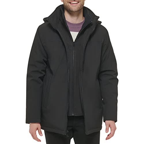 Calvin Klein Men's Hooded Rip Stop Water and Wind...