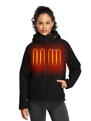 ORORO Women's Slim Fit Heated Jacket with Battery...