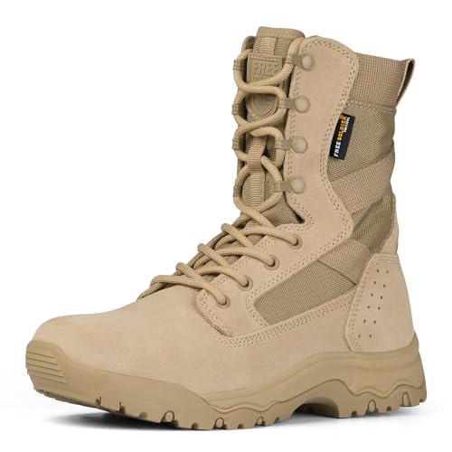 FREE SOLDIER Men's Tactical Boots 8 Inches...