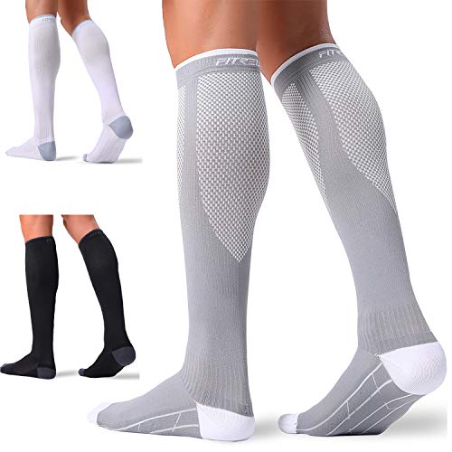 FITRELL 3 Pairs Compression Socks for Women and...