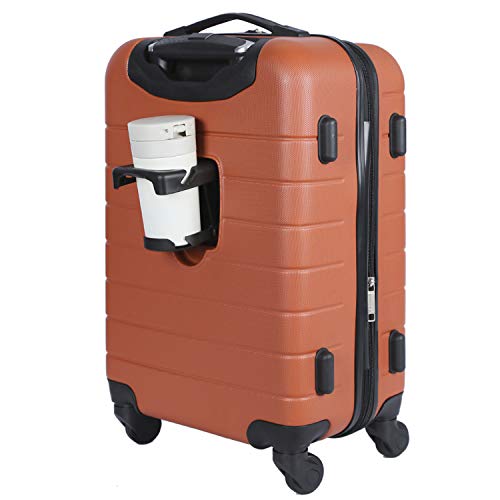 Wrangler Smart Luggage Set with Cup Holder and USB...