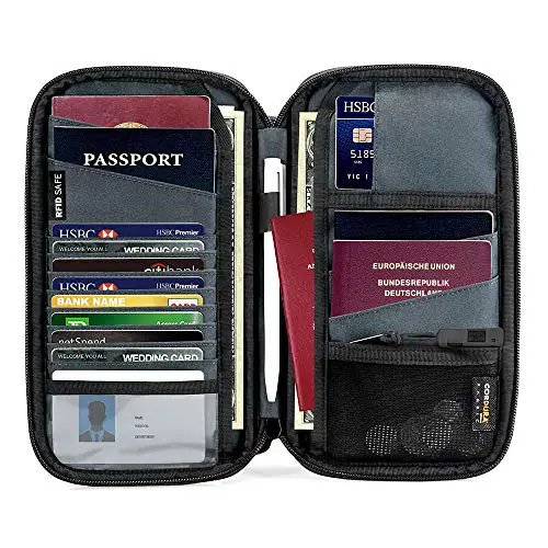 tomtoc Family Passport Holder with a Sim Card Slot...