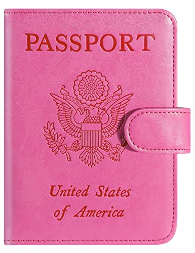 Passport Holder Cover Wallet RFID Blocking Leather...