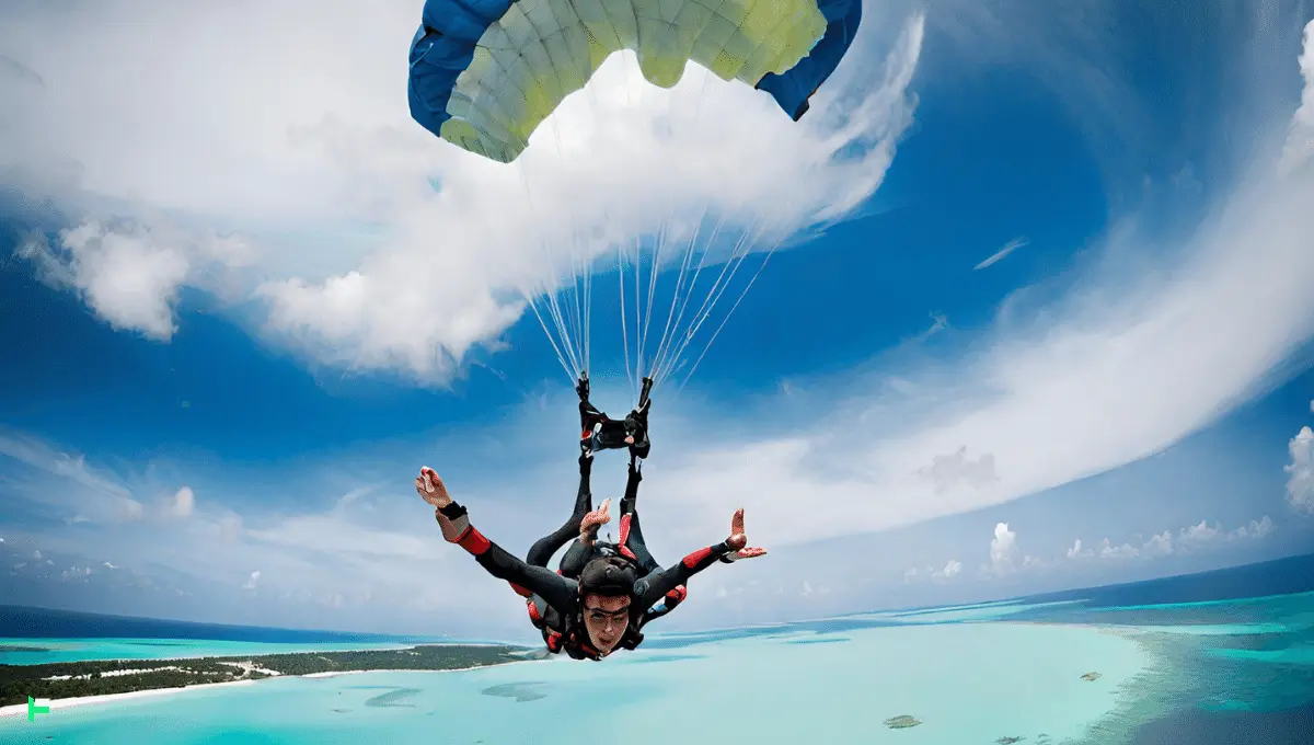 Skydiving, experience the element