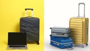 carry-on luggage with laptop compartment