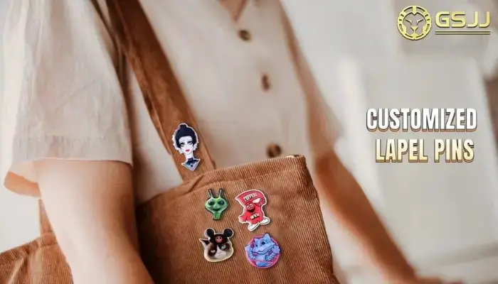 custom lapel pins no minimum for crossbody bags for travel