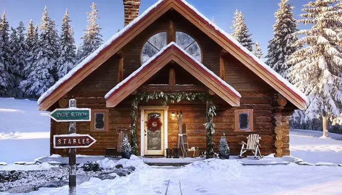 Art Deco Winter Wonderland Cabin | best romantic getaways in Ohio