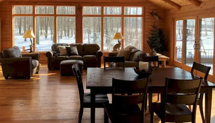 Rustic Cabin at Saltcreek Pond | best romantic getaways in Ohio