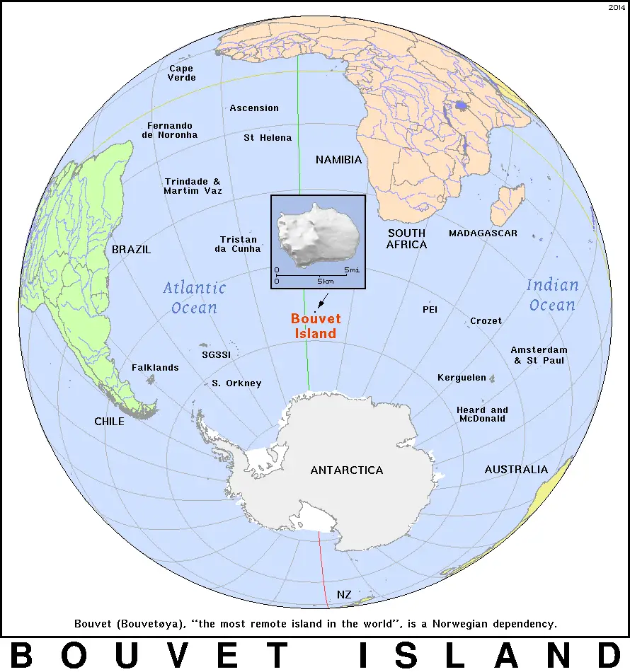  Bouvet Island om World Map
