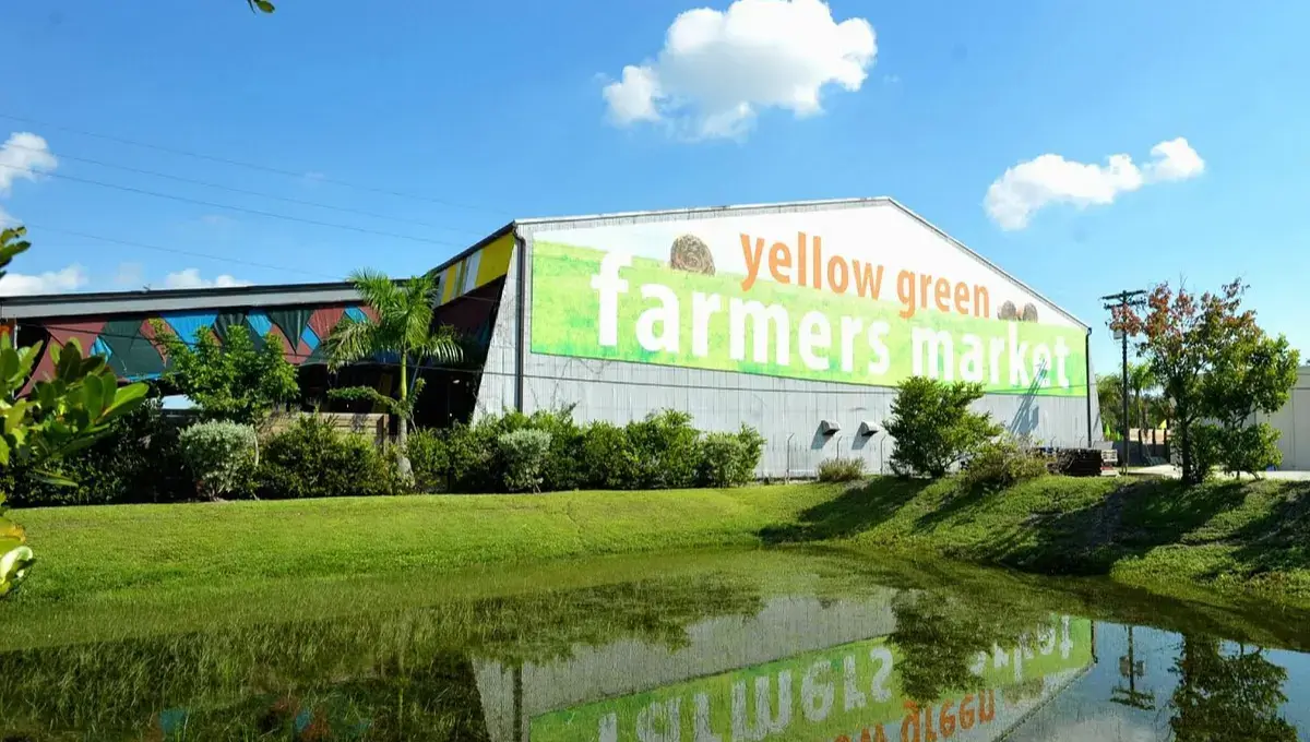 Yellow Green Farmers Market | best farmers markets in Miami 