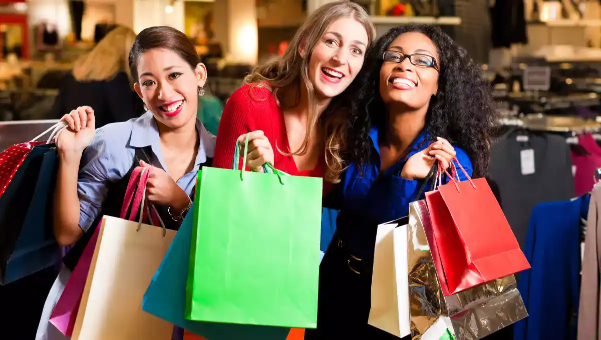 Women carrying shopping bags while Shopping at Miami Mall | Best Indoor Activities In Miami
