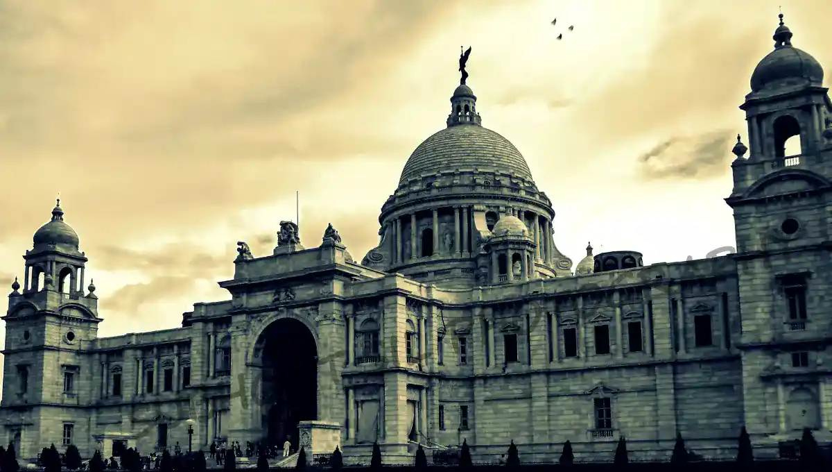 Victoria Memorial Structure In Kolkata