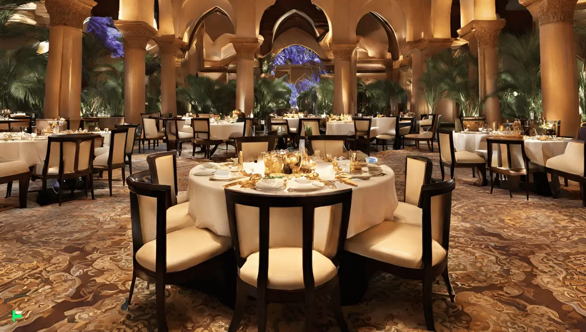 Dining at Emirates Palace