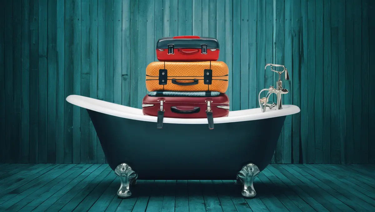 Here’s Why You Should Put Your Luggage in the Bathtub