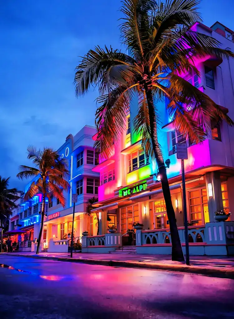 Ocean Drive Iconic Miami Glam