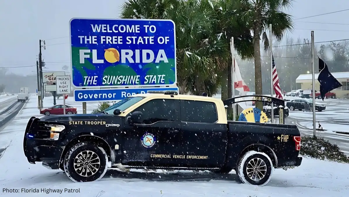 Florida Breaks Snowfall Records With Nearly 10 Inches of Snow