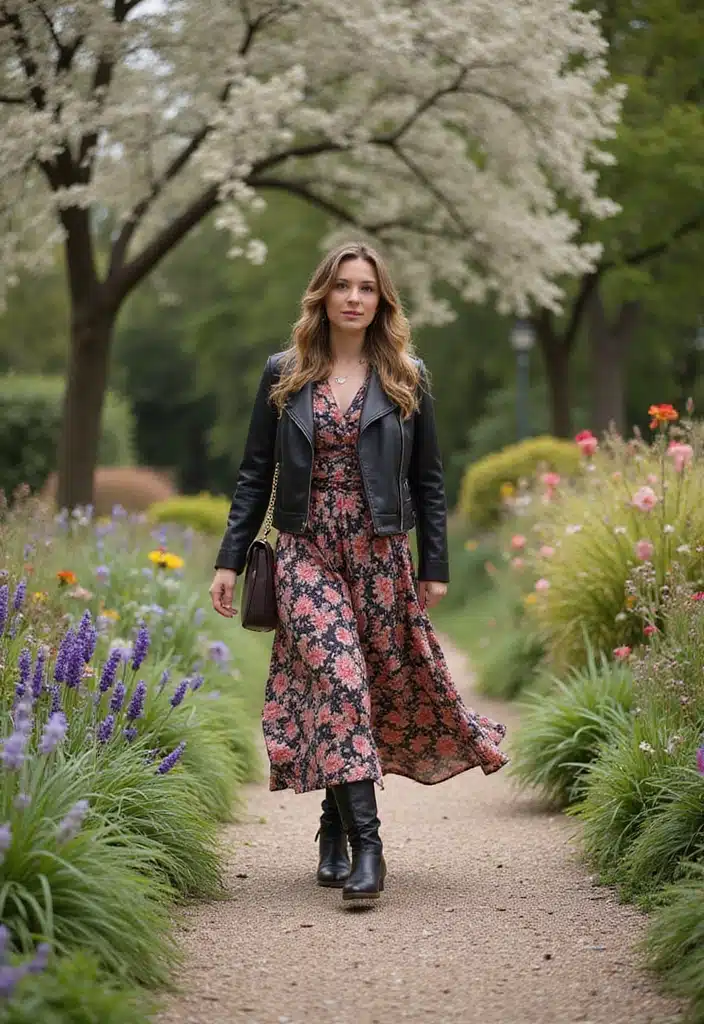 15 Stylish Outfits for London That Will Make You the Trendsetter of the City! - 2. Effortless Layering with a Maxi Dress