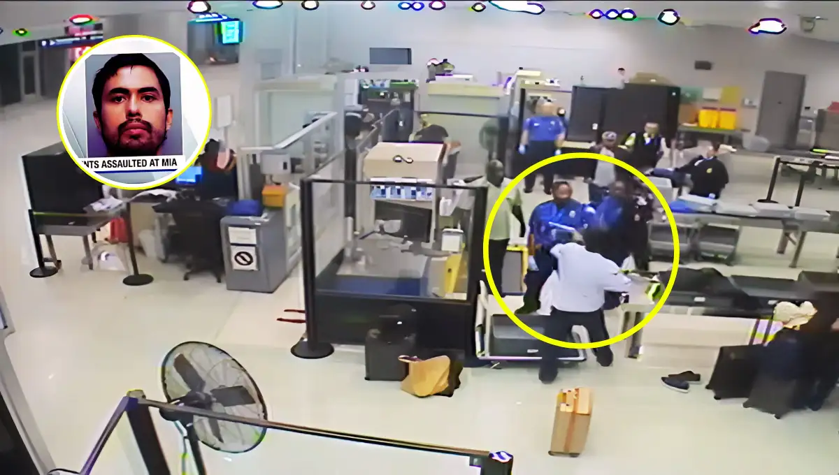 SHOCKING VIDEO Drunk Passenger Attacks TSA Officers at Miami airport—What Happens Next Will INFURIATE You!