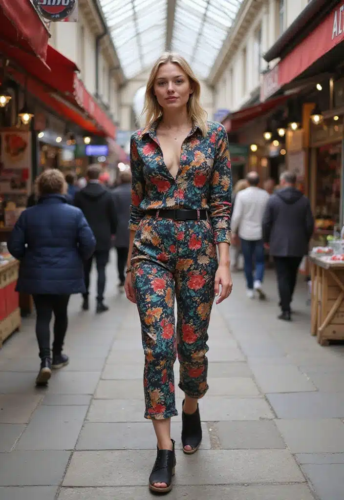 15 Stylish Outfits for London That Will Make You the Trendsetter of the City! - 10. Playful Prints and Patterns