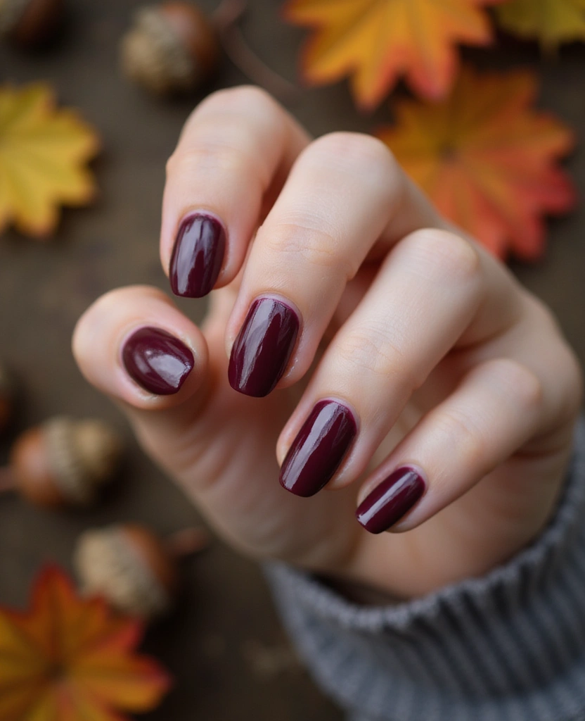15 Fall Nail Designs That Will Make You the Queen of Autumn Style! - 10. Classic French Mani with a Twist