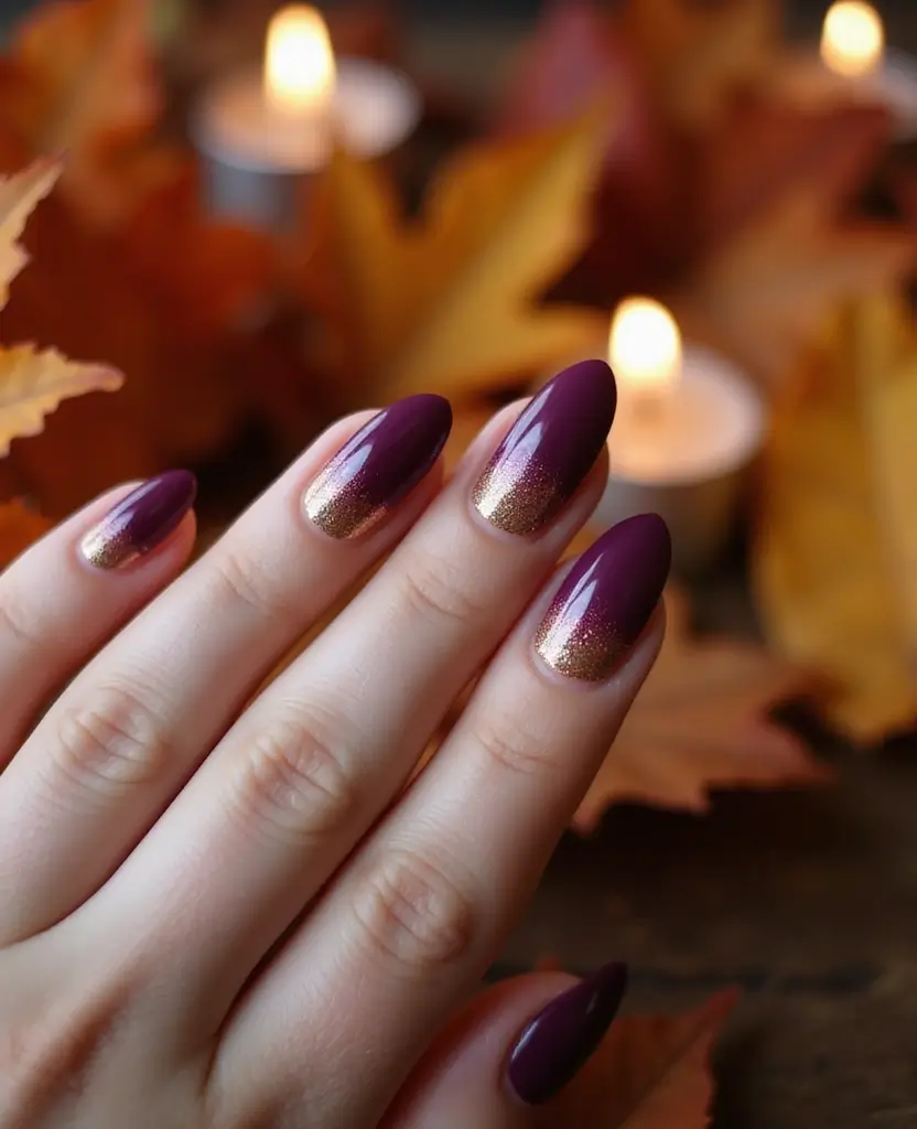 15 Fall Nail Designs That Will Make You the Queen of Autumn Style! - 7. Ombre Shades