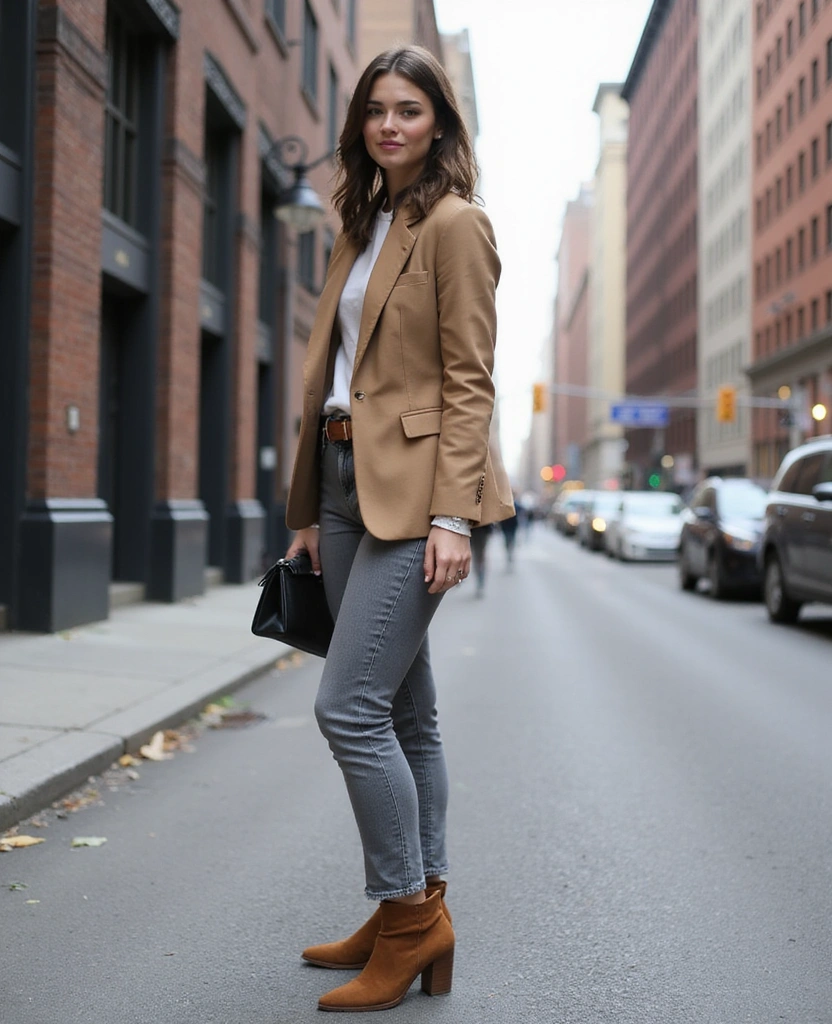 17 Fall Outfit Ideas Perfect for Exploring New York City (Wait Until You See #10!) - 17. Statement Footwear & Simplistic Outfits