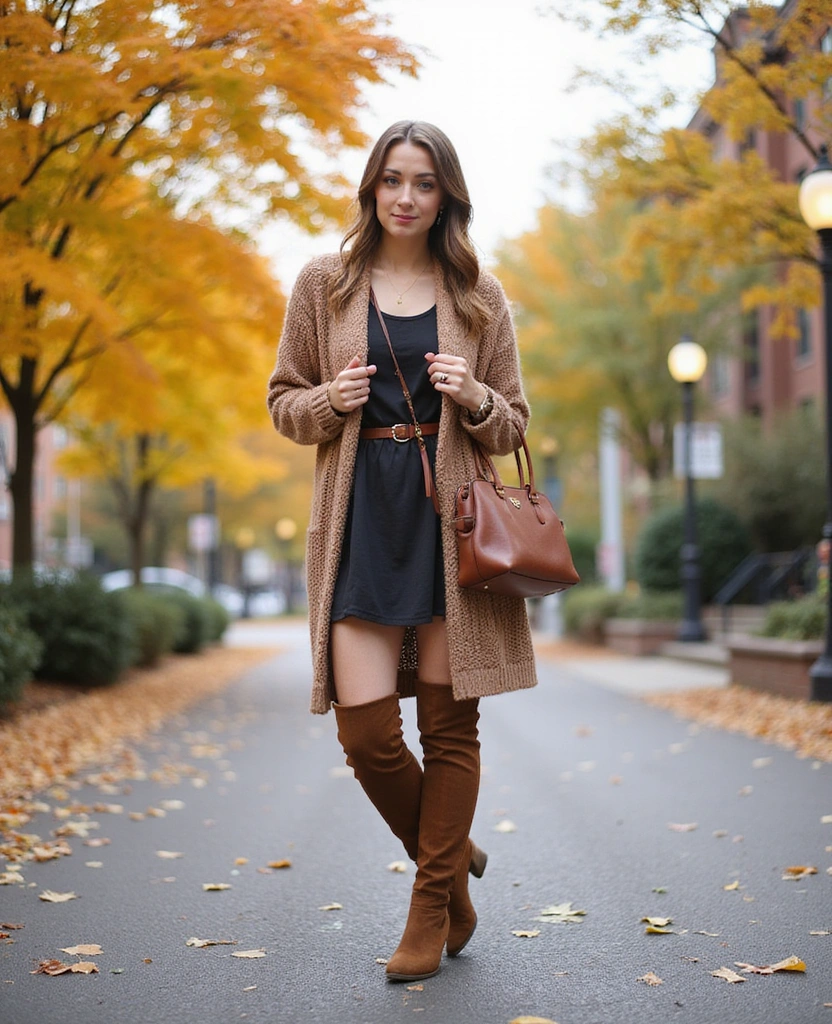 20 NYC Fall Fashion Hacks That Will Make You the Trendsetter This September (#15 Is Game-Changing!) - 12. Chic Layering with Dresses
