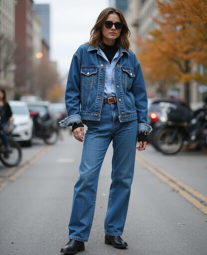20 NYC Fall Fashion Hacks That Will Make You the Trendsetter This September (#15 Is Game-Changing!) - 6. Timeless Denim Styles