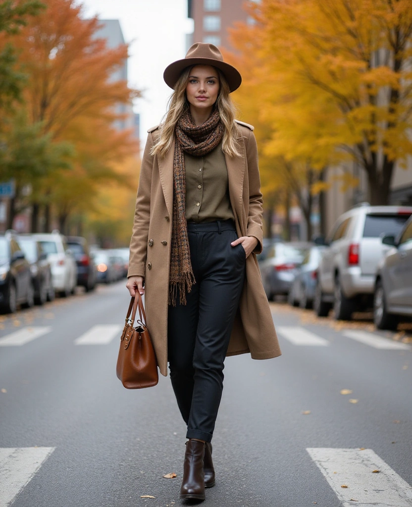 21 City Chic Looks to Rock in NYC This November (Wait Till You See #16!) - 1. Layered Elegance