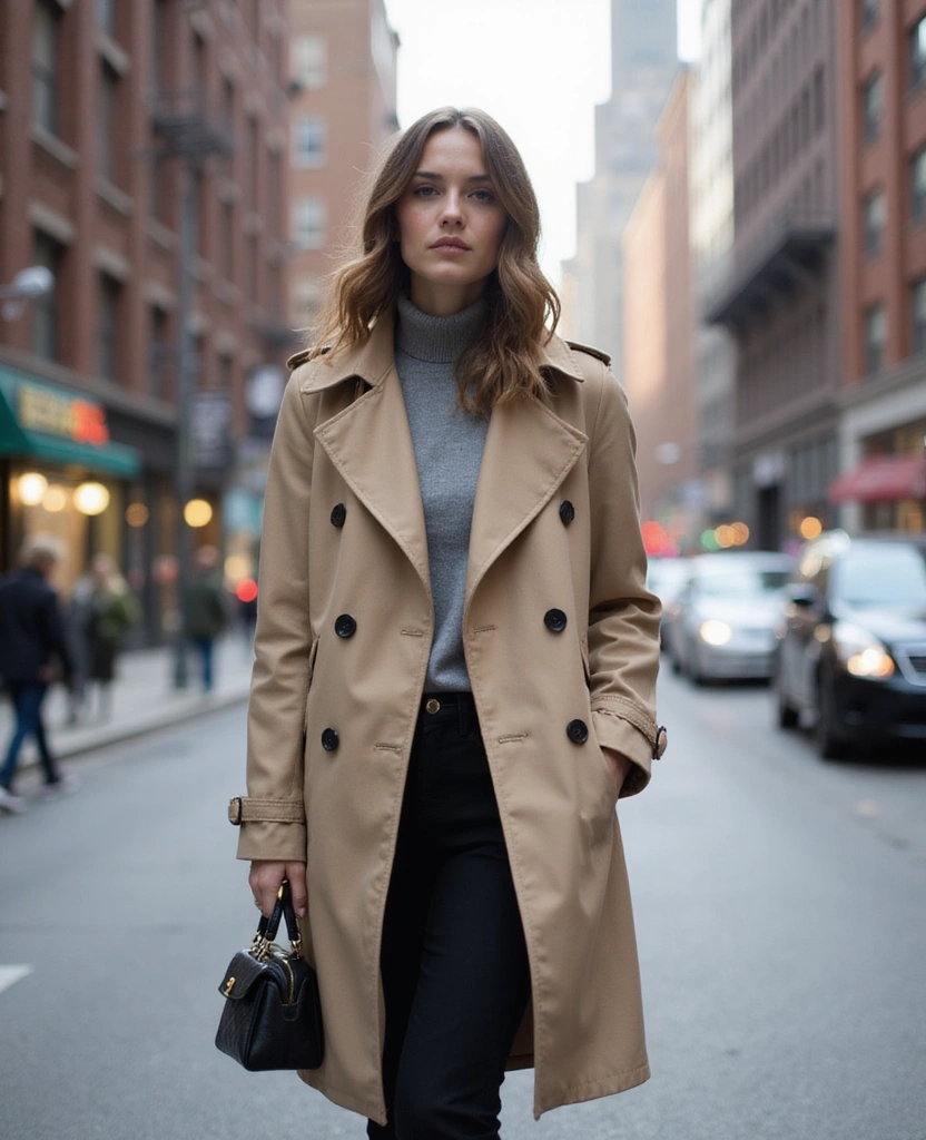 21 City Chic Looks to Rock in NYC This November (Wait Till You See #16!) - 19. The Classic Trench