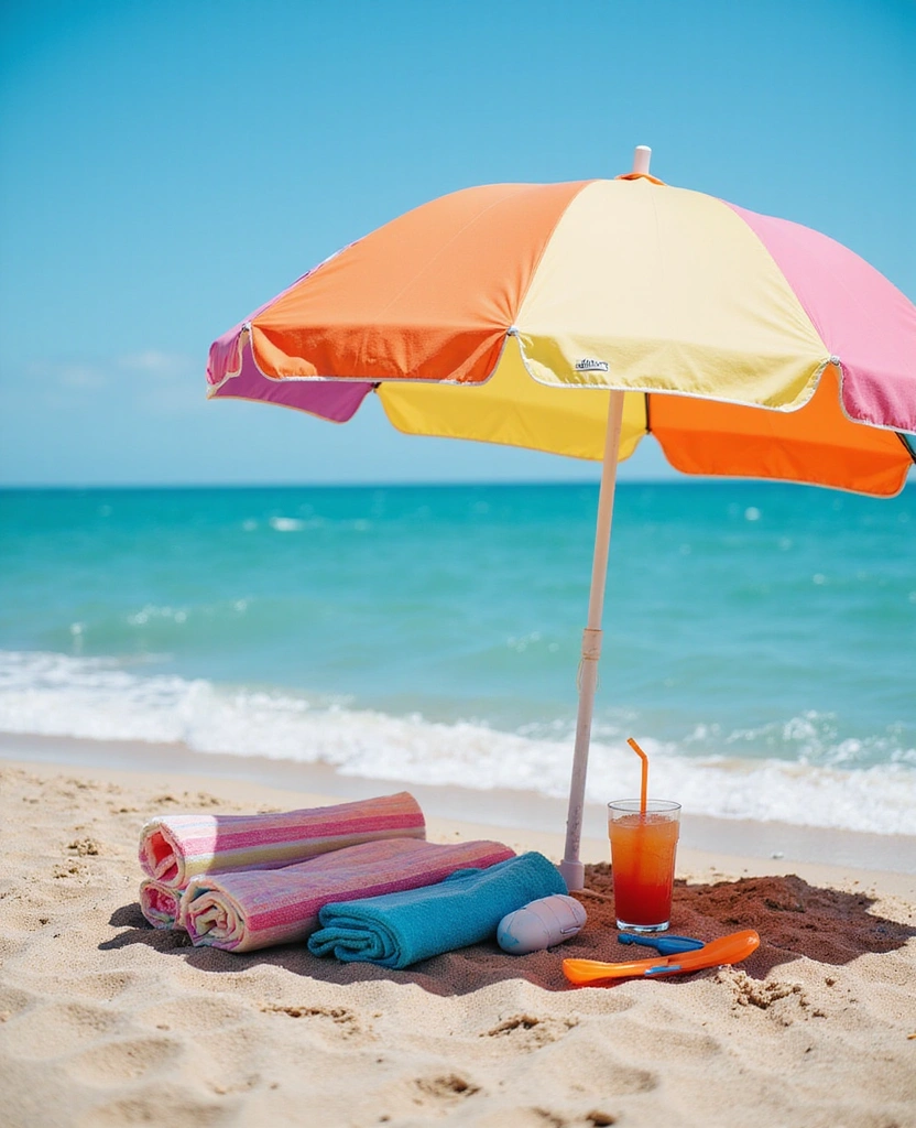 21 Essential Florida Beach Packing Tips That Will Make Your Summer Unforgettable! - 8. Beach Umbrella for Shade