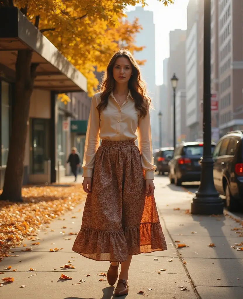 21 Trendy Outfits to Rock in NYC This November (Get Ready to Slay #12!) - 19. Vintage-Inspired Skirts