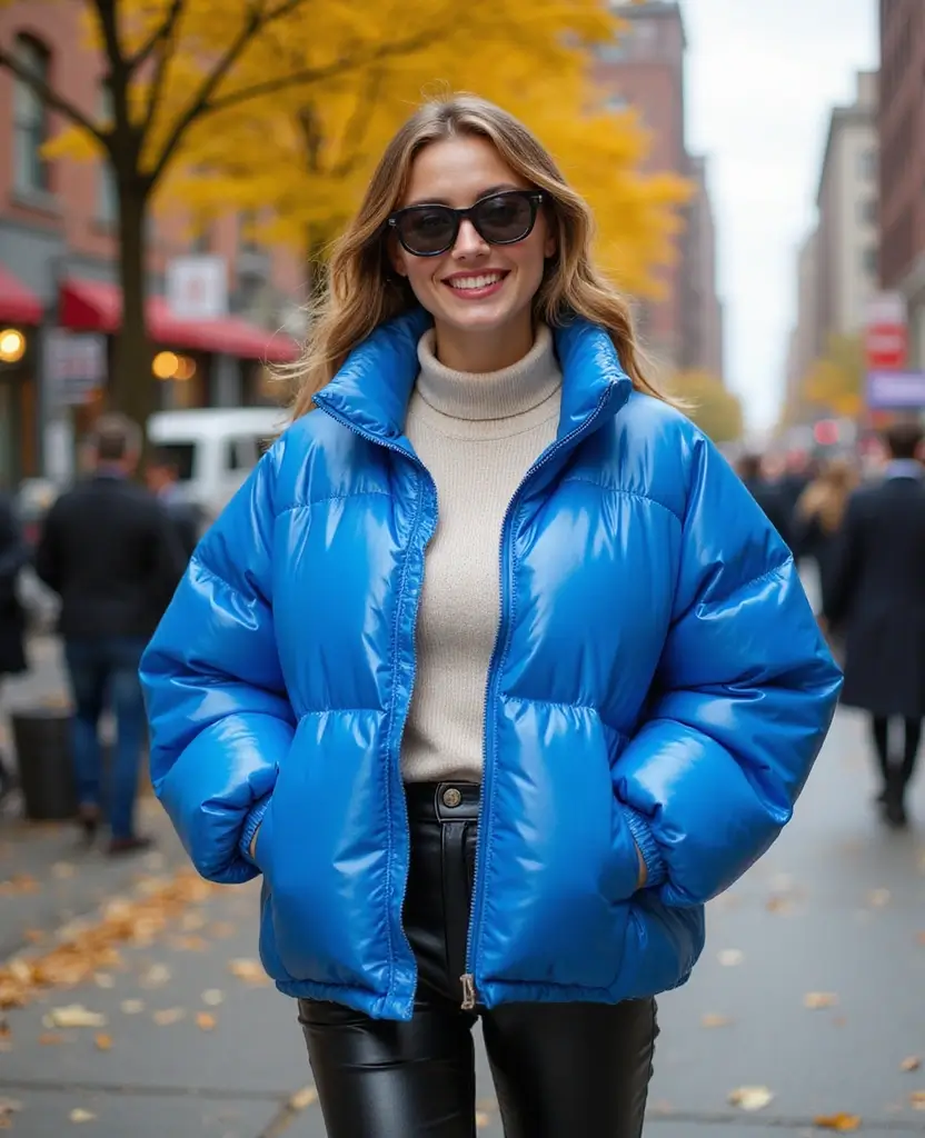 21 Trendy Outfits to Rock in NYC This November (Get Ready to Slay #12!) - 21. Puffer Jackets with Style