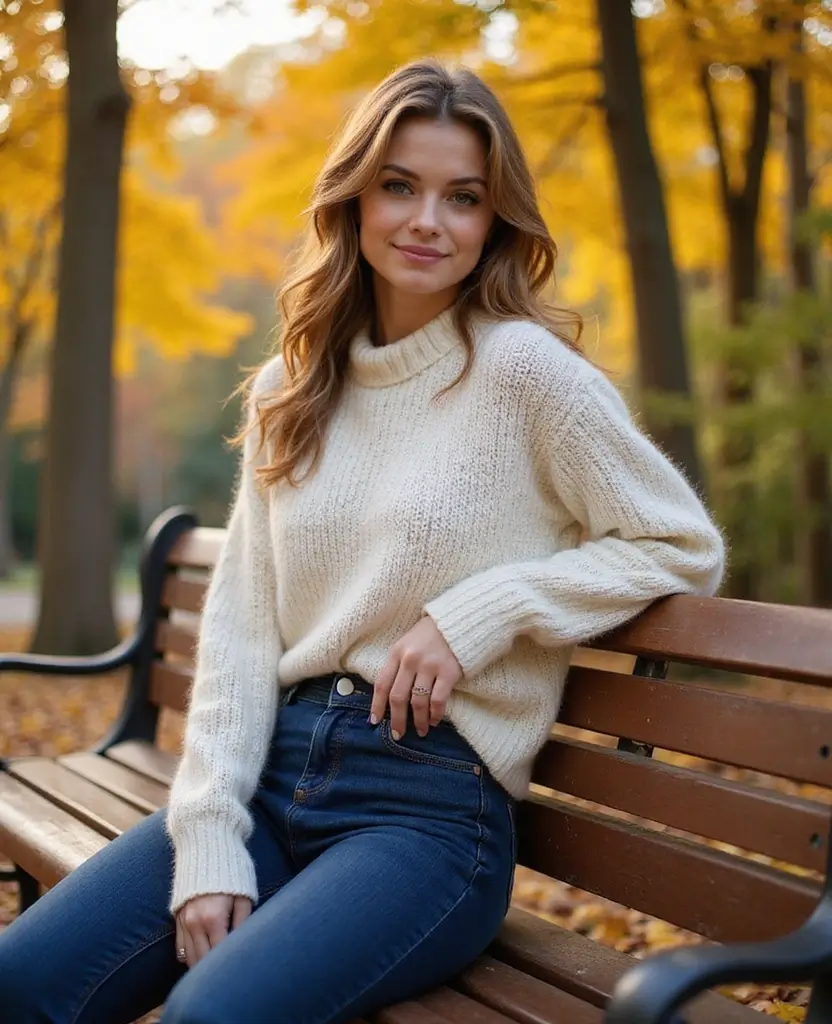 21 Trendy Outfits to Rock in NYC This November (Get Ready to Slay #12!) - 8. Chunky Knitwear